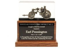 Antique Steam Fire Pumper Plaques